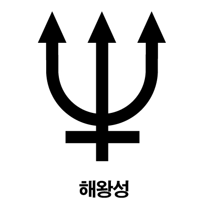 해왕성 상징 이미지