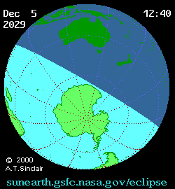 Dec 5 2029, sunearth.gsfc.nasa.gov/eclipse의 이해를 돕기 위한 화면으로 자세한 내용은 하단 표에서 확인하실 수 있습니다.