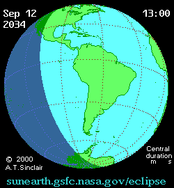 Sep 12 2034, sunearth.gsfc.nasa.gov/eclipse의 이해를 돕기 위한 화면으로 자세한 내용은 하단 표에서 확인하실 수 있습니다.