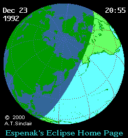 Dec 24 1992, Espenak's Eclipse Home Page의 이해를 돕기 위한 화면으로 자세한 내용은 하단 표에서 확인하실 수 있습니다.