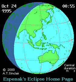 Oct 24 1995, Espenak's Eclipse Home Page의 이해를 돕기 위한 화면으로 자세한 내용은 하단 표에서 확인하실 수 있습니다.