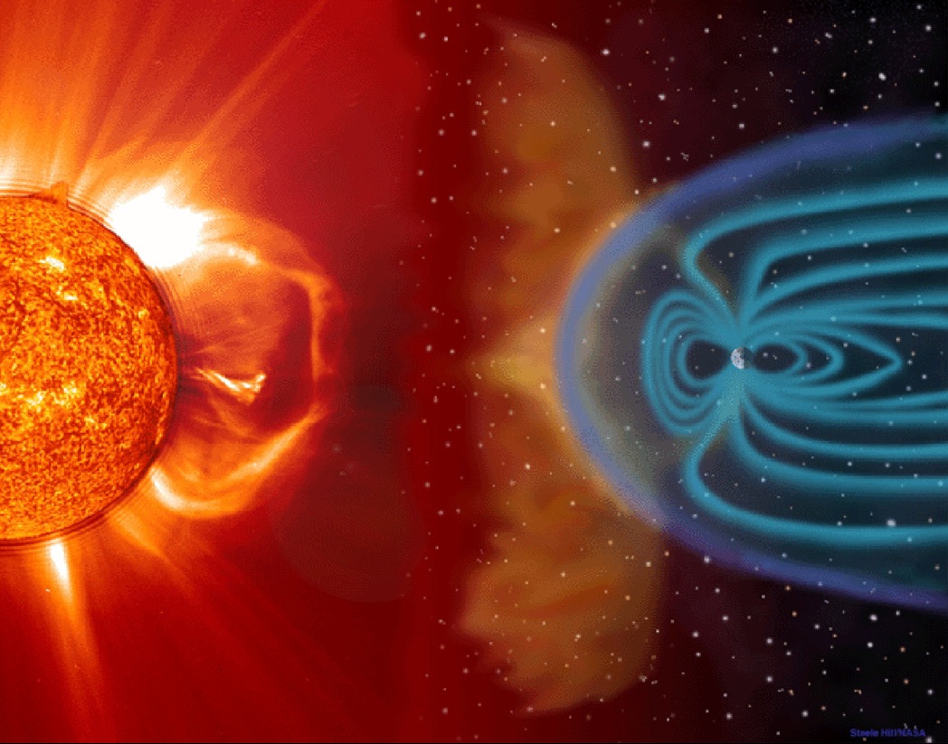 태양과 관측위성 이미지