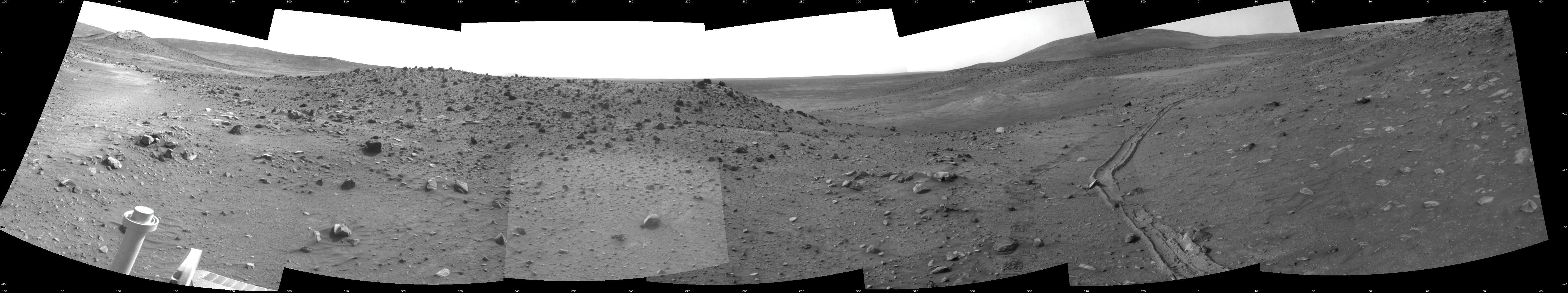 무인탐사선으로 조사한 화성의 지표면 이미지