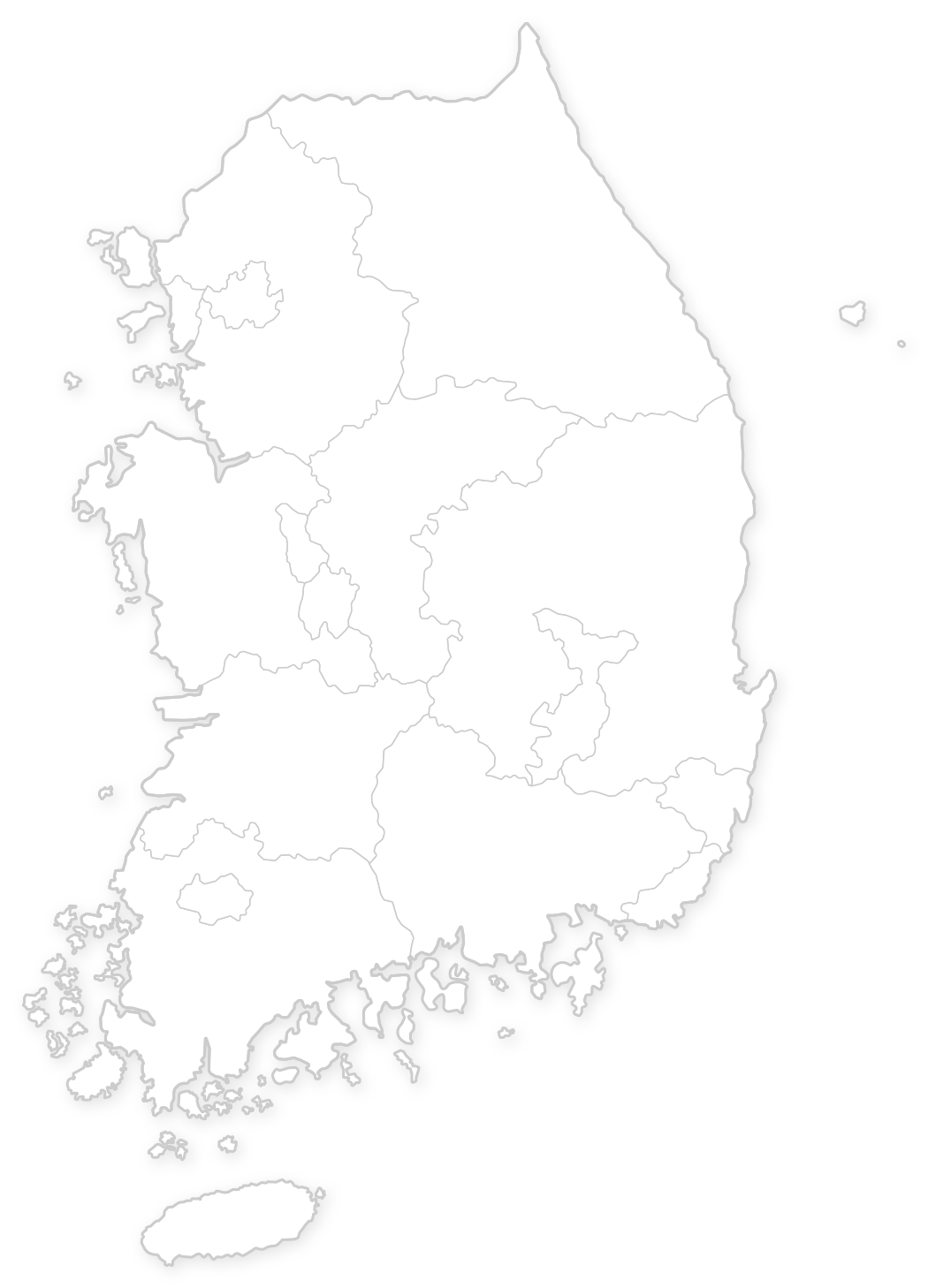 대한민국 지도